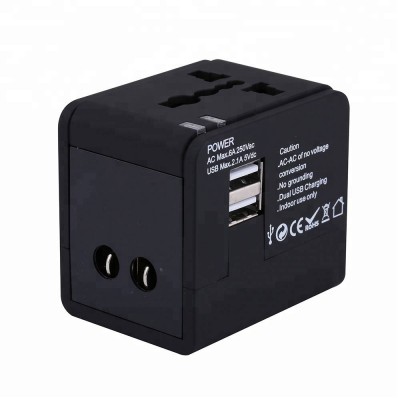 Universal 2.1a Usb Port Ac World Travel Charger Adapter Eu To Uk Plug Adaptor International Plug Adapter Converter Us/uk/au/eu